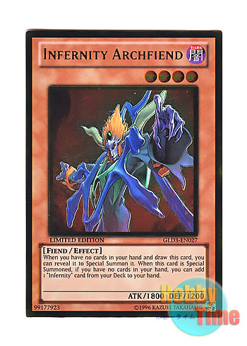英語版 GLD3-EN027 Infernity Archfiend インフェルニティ・デーモン