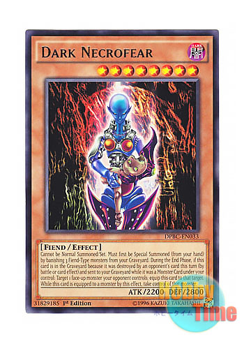 英語版 DPBC-EN033 Dark Necrofear ダーク・ネクロフィア (レア) 1st