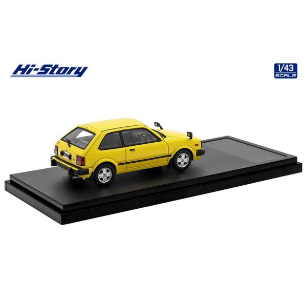 Hi Story 1/43 Honda CIVIC CX (1979) Yellow - AXELLWORKS HOBBYTOWN