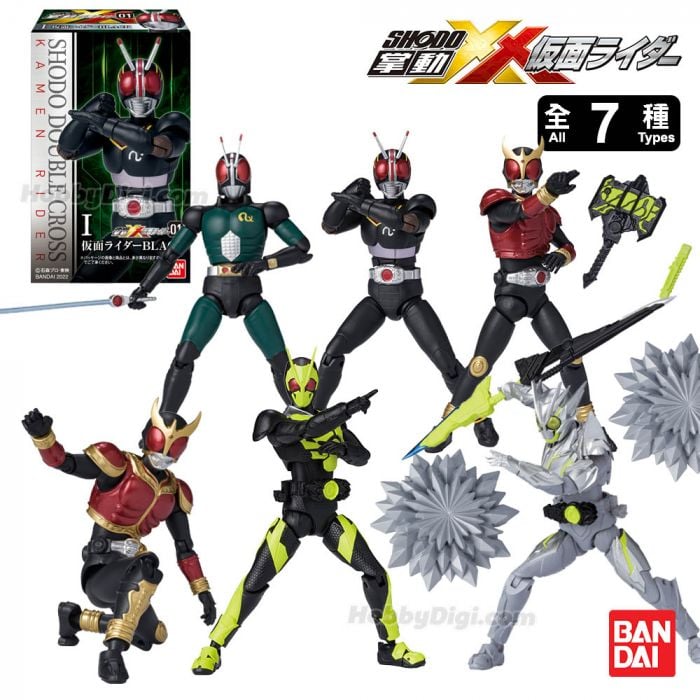 Bandai 食玩 - 掌動XX 幪面超人系列 (一套7款)