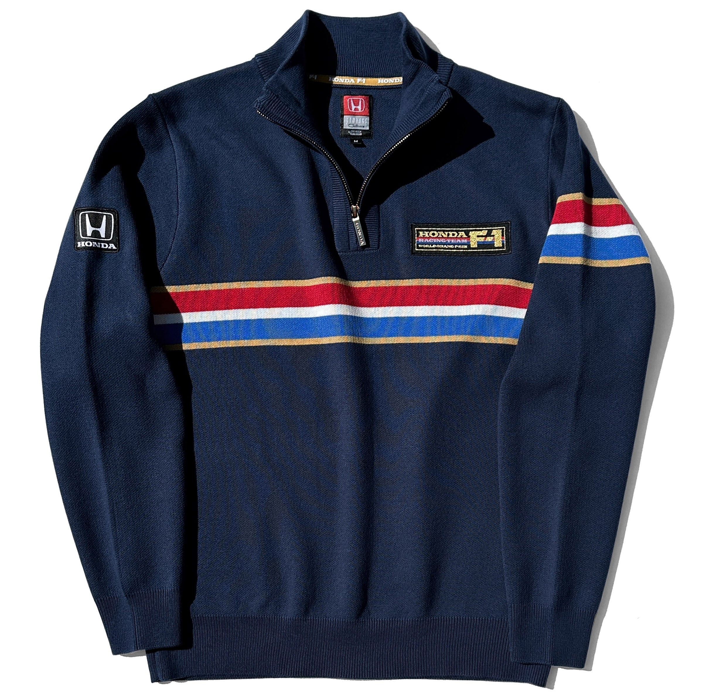 1986 Honda F1 Team 1/4-Zip Sweater (Blue) – Vintage Culture