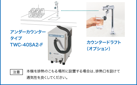 ウォーターディスペンサー 製品特長｜業務用の厨房機器ならホシザキ
