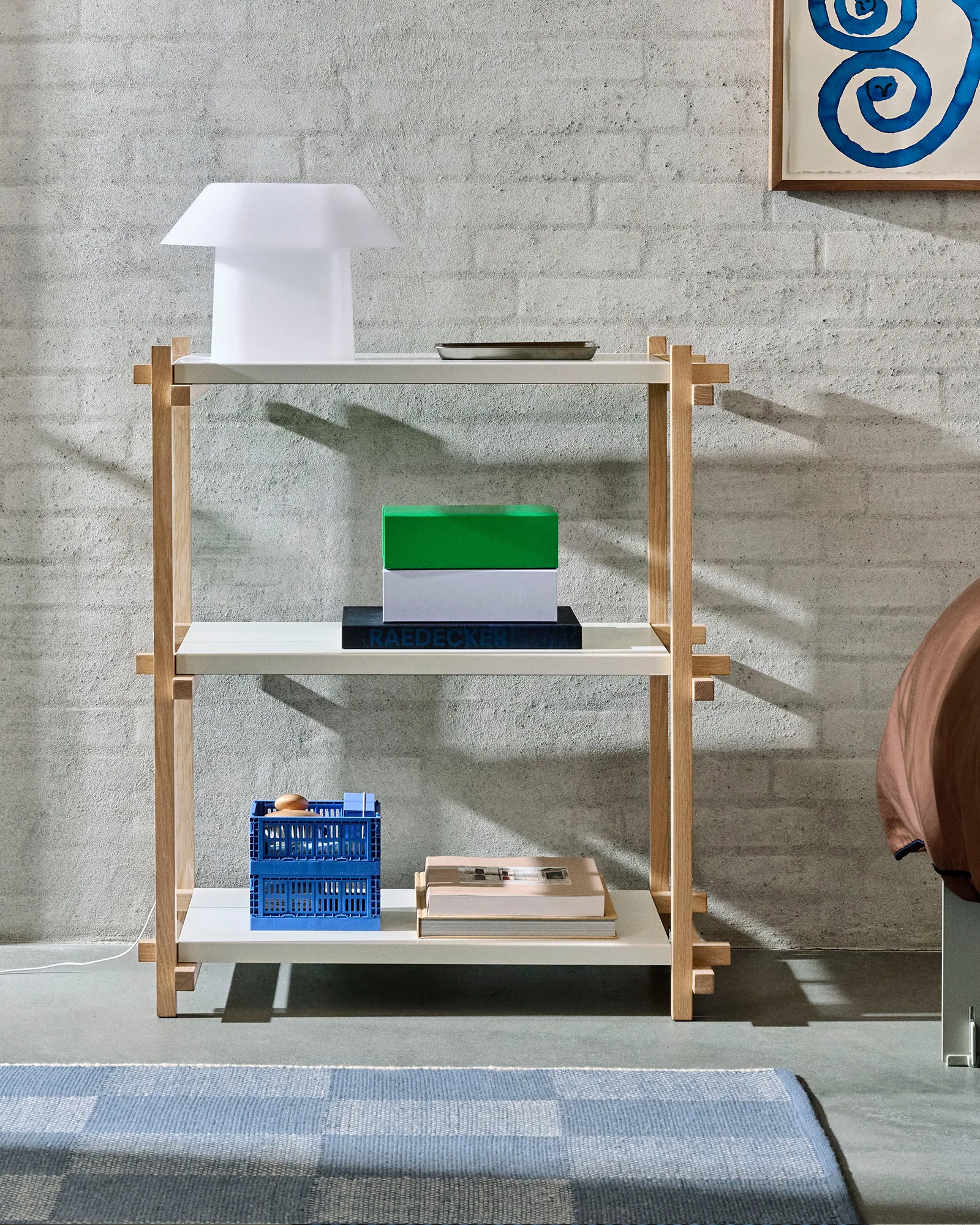 WOODY SHELVING 2.0 COLUMN LOW / W75.5 x D44.5 x H85.5 - シェルフ