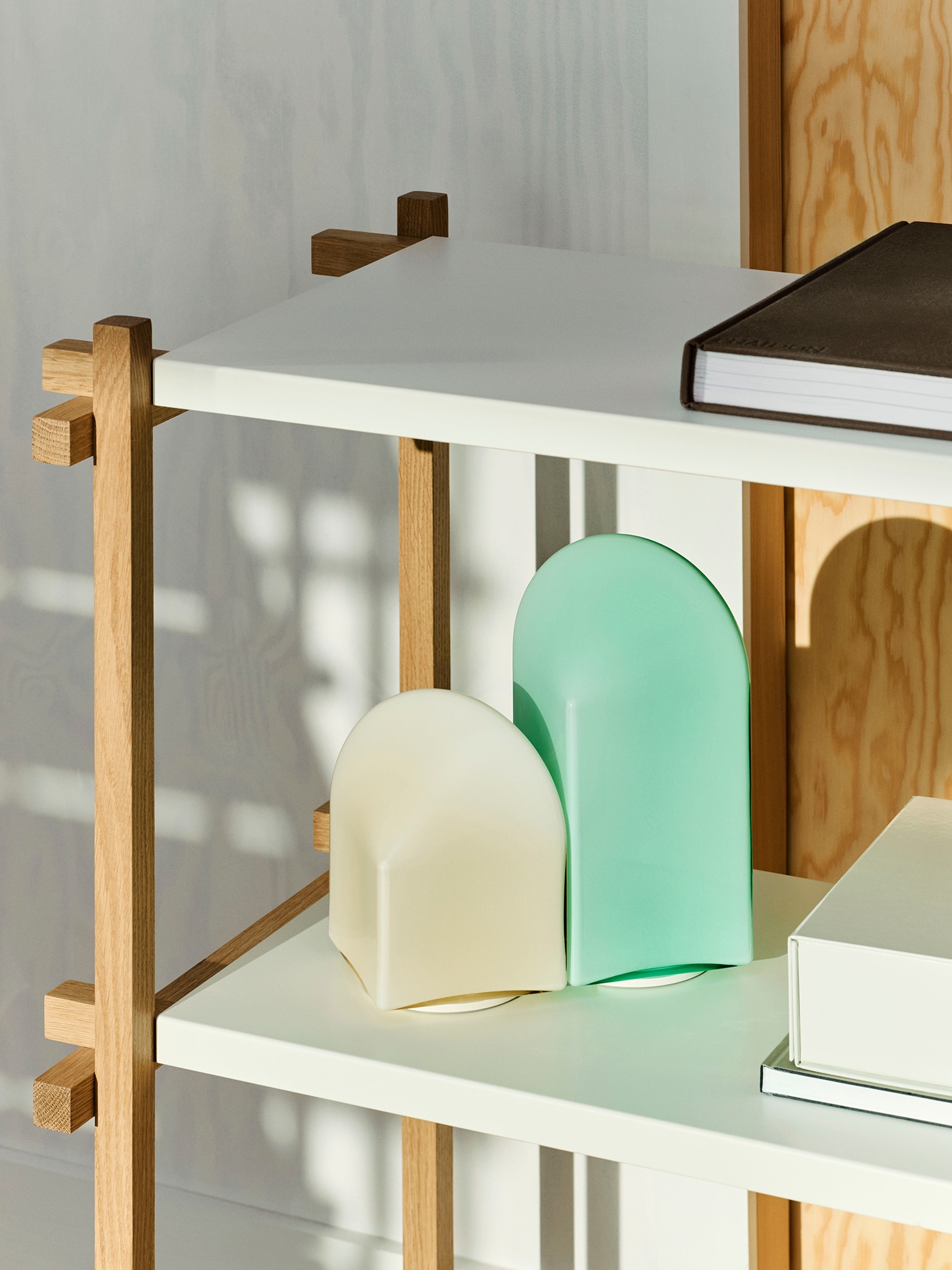 WOODY SHELVING 2.0 COLUMN LOW / W75.5 x D44.5 x H85.5 - シェルフ