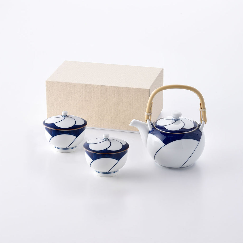 ギフト】ねじり梅 茶器セットA | 白山陶器直営オンラインストア