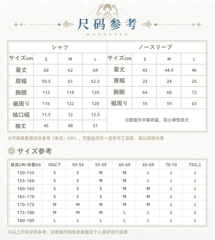 原神 279pt】原神 放浪者イメージ シャツ&ノースリーブセット 特典付き