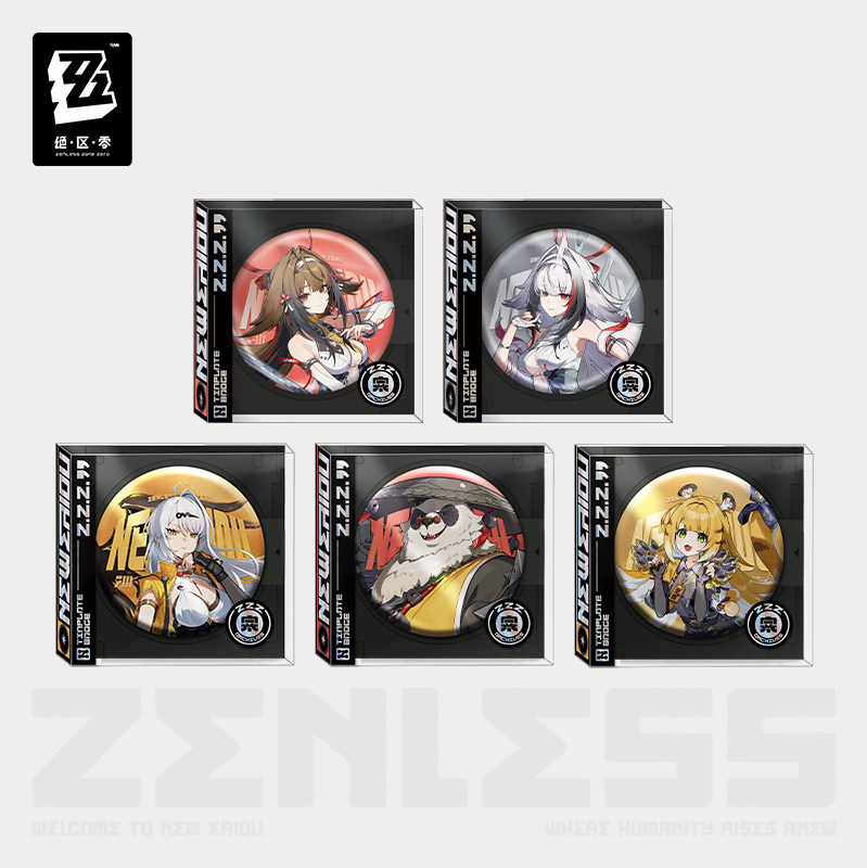ZZZ 20pt】ゼンレスゾーンゼロ 立ち絵 缶バッジ 雲嶽山 - HAKUTEA