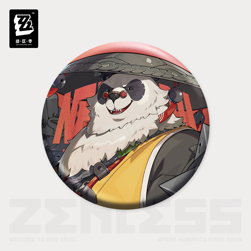 ZZZ 20pt】ゼンレスゾーンゼロ 立ち絵 缶バッジ 雲嶽山 - HAKUTEA