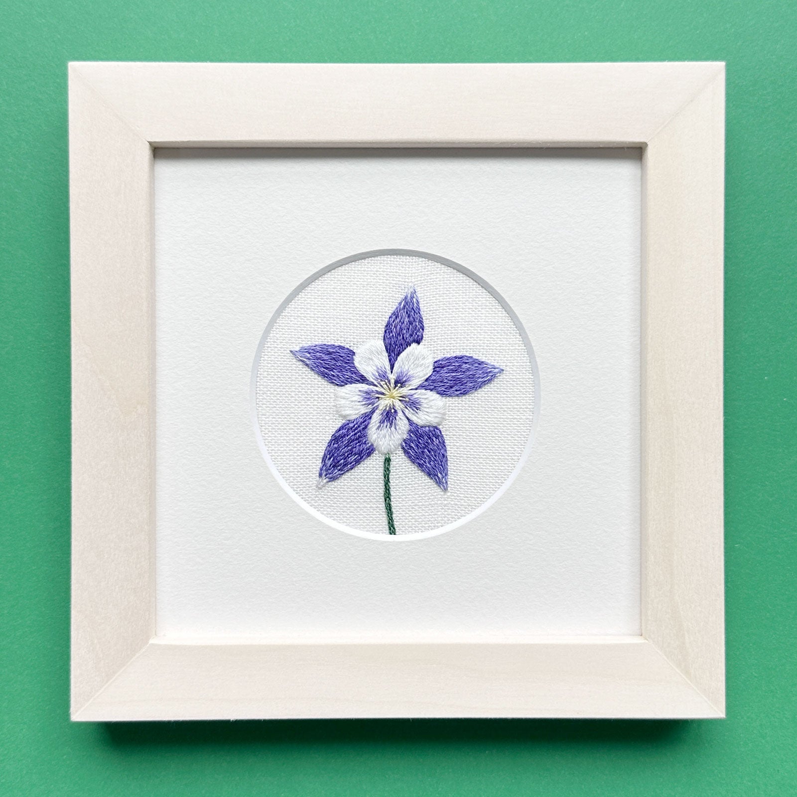 Dark Purple Columbine Flower (2.75