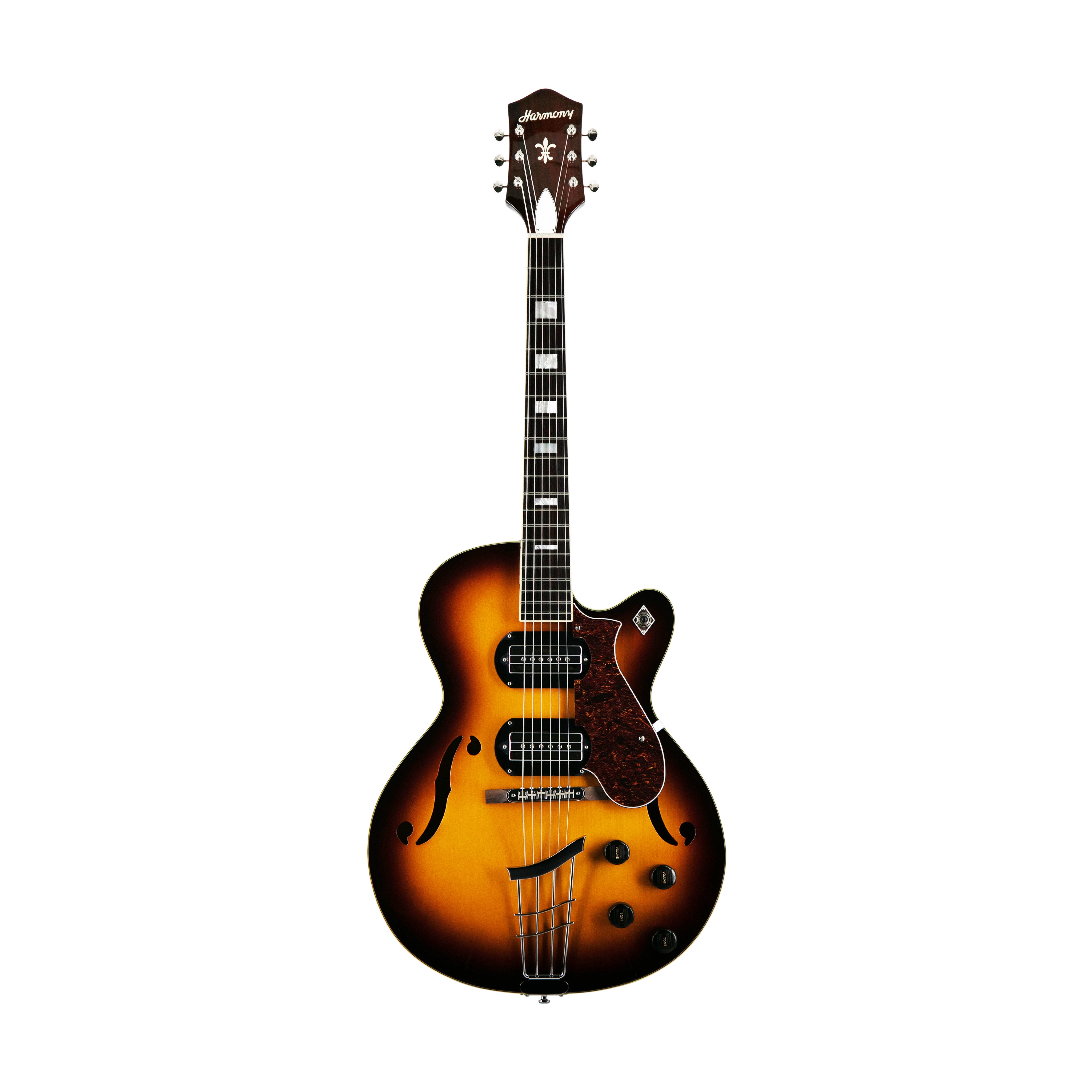 H62 Reissue Electric Guitar, Sunburst – Harmony Guitars