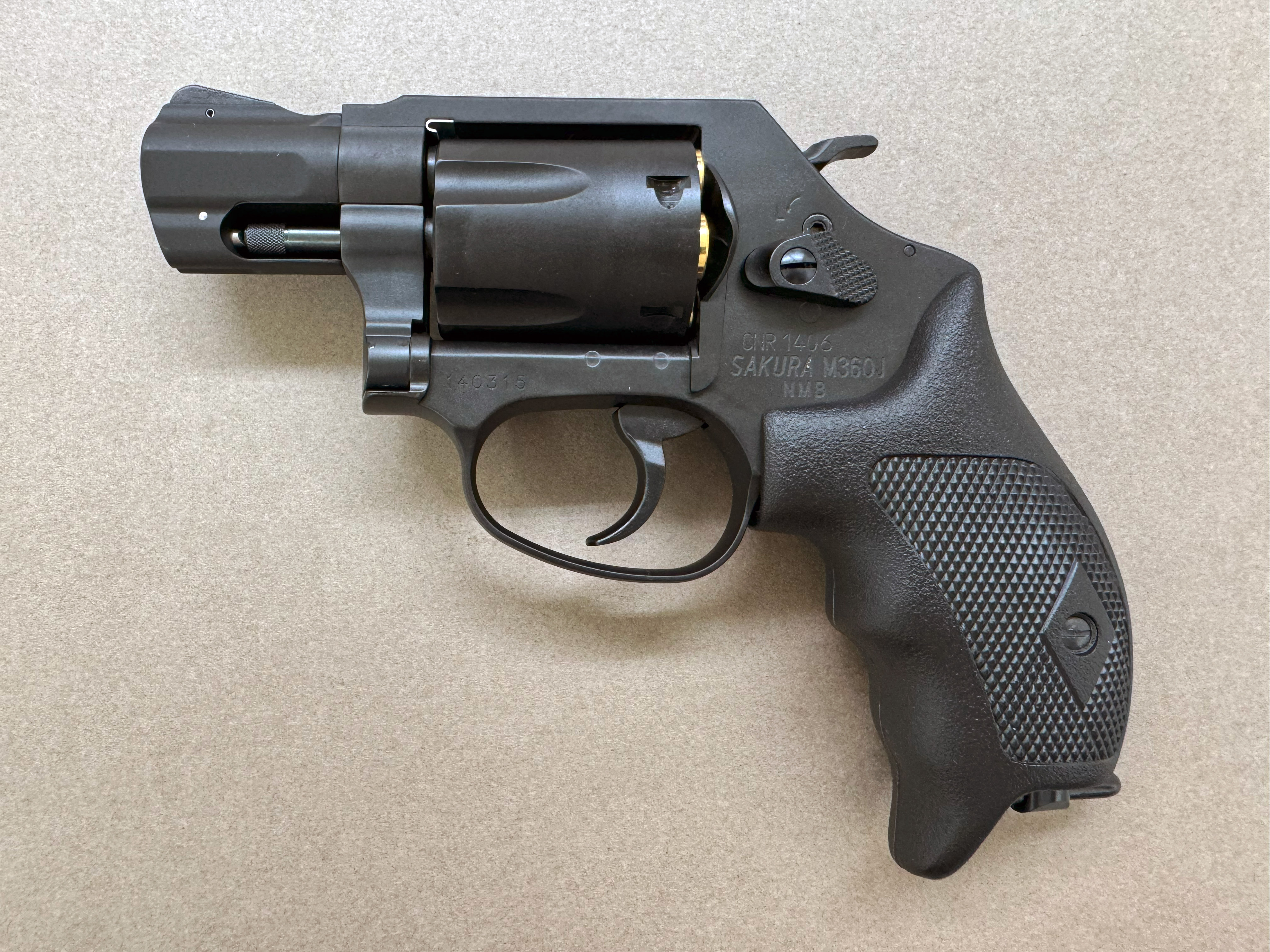 タナカワークス S&W M360J SAKURA 発火式 モデルガン レビュー
