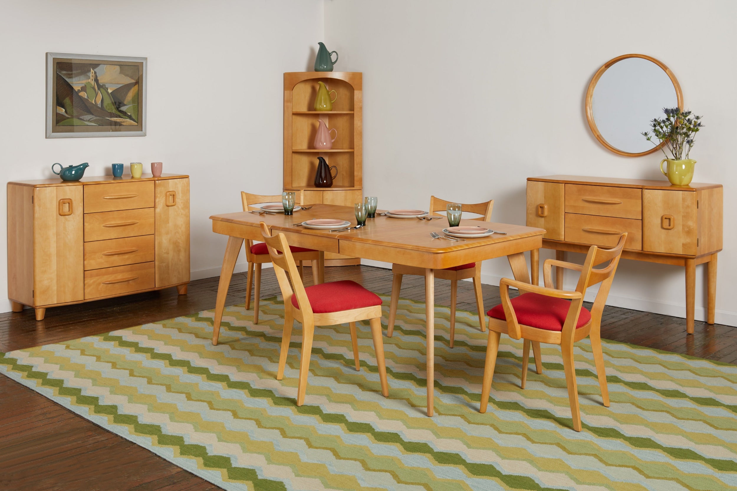 M 789 G 8-Seat Extending Dining Table – Heywood-Wakefield