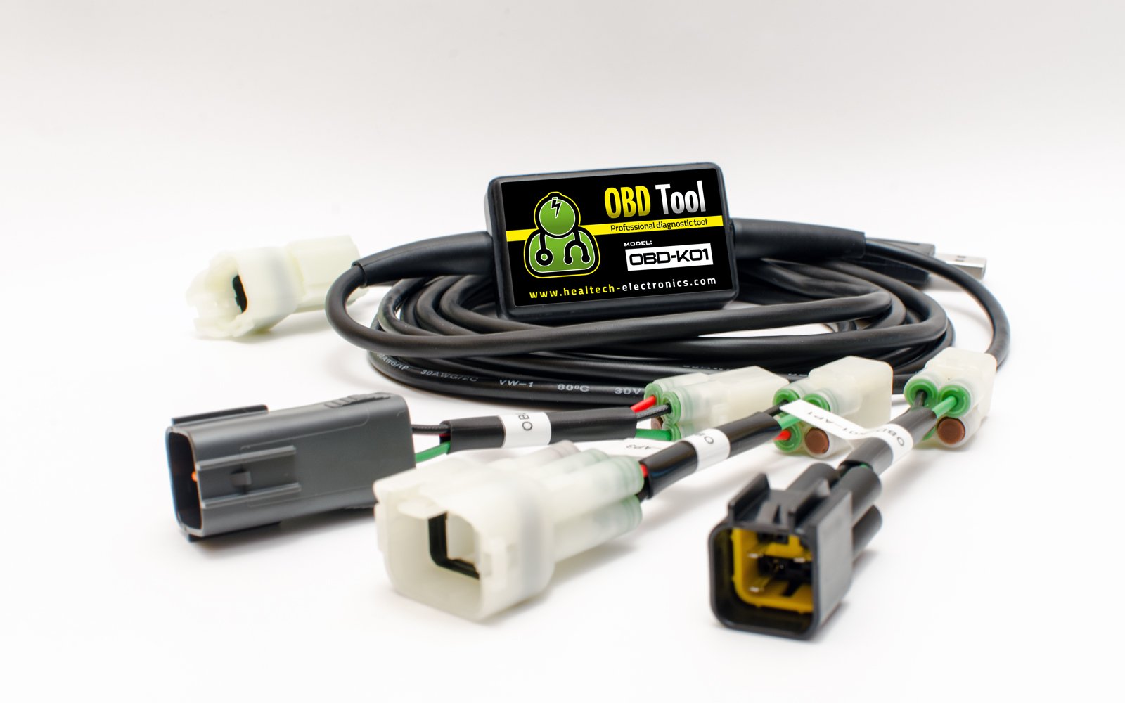Kawasaki 2003-2017 ZX6R No-ABS Healtech OBD Professional