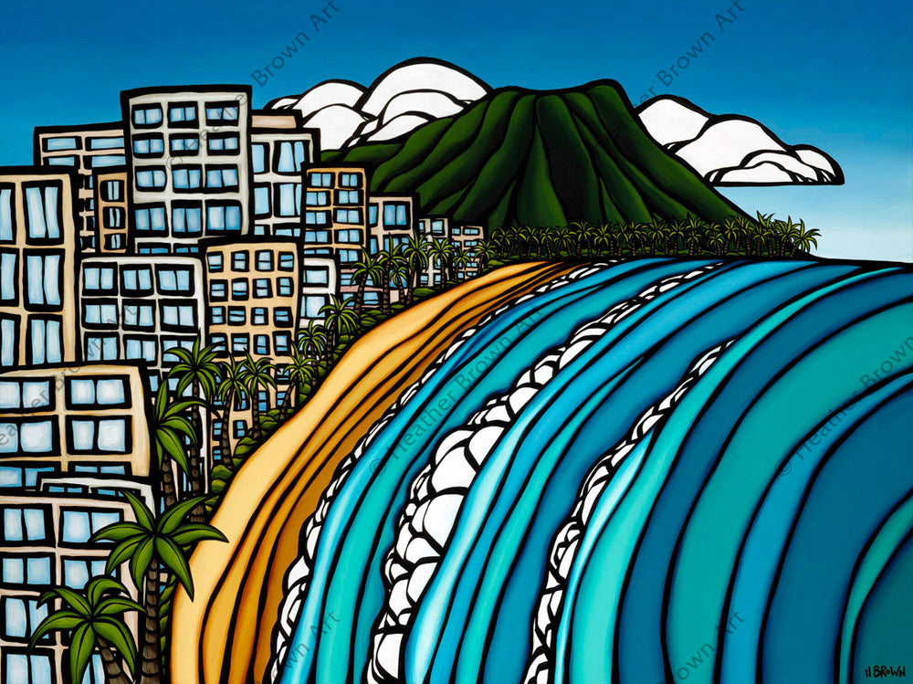 Waikiki - Products - Heather Brown Art