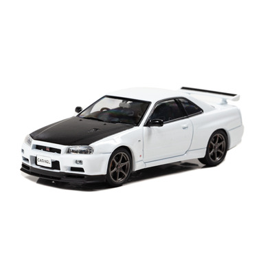 1/43 日産 スカイライン GT-R VspecII N1 (BNR34) 2000 White 株式会社