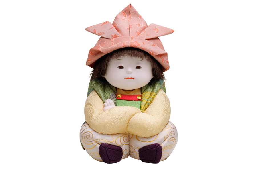 かわいくてコンパクトな五月人形のひととえ｜薫｜おぼこ人形単品