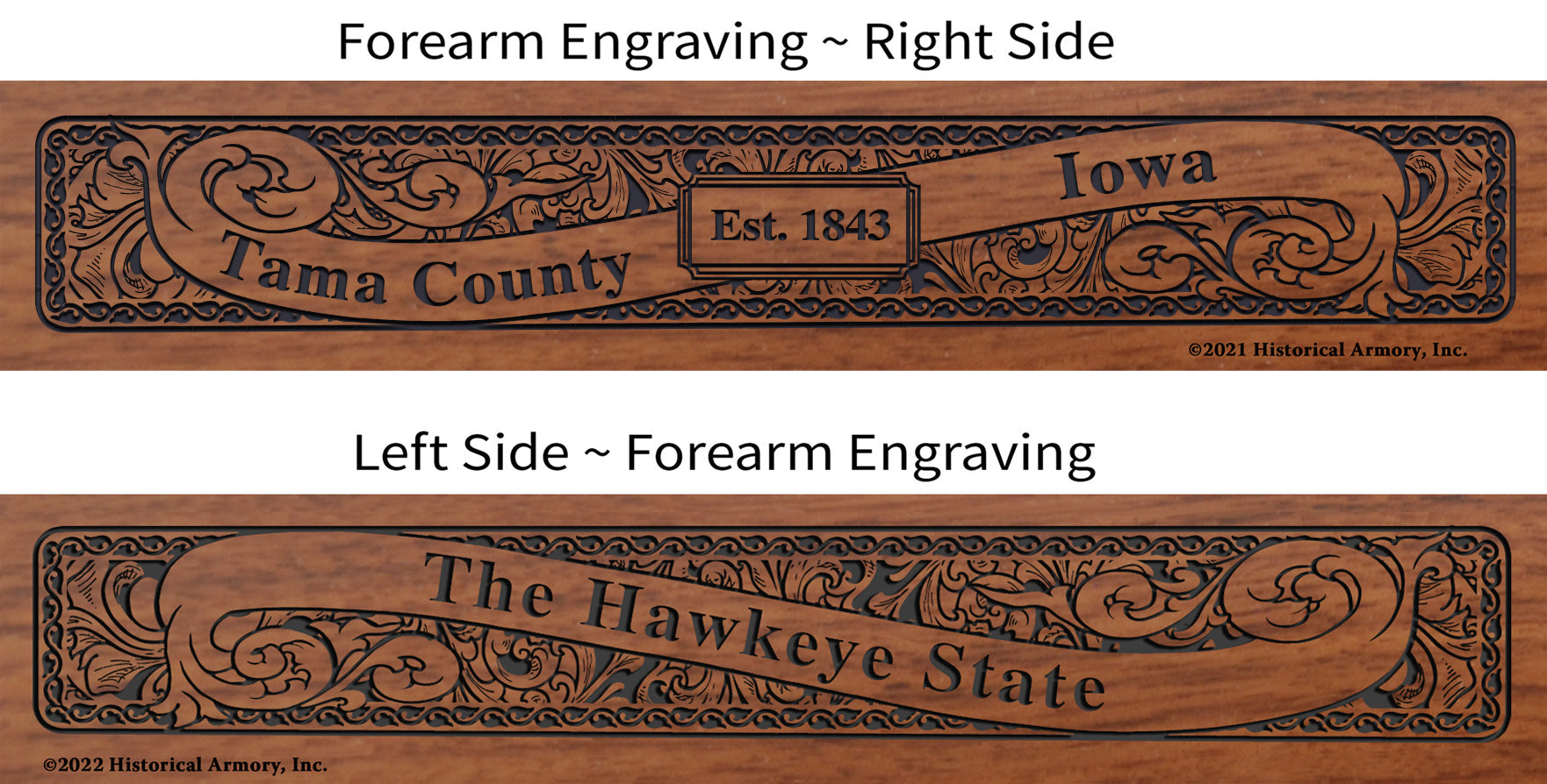 Tama County Iowa Engraved Rifle | Historical Armory