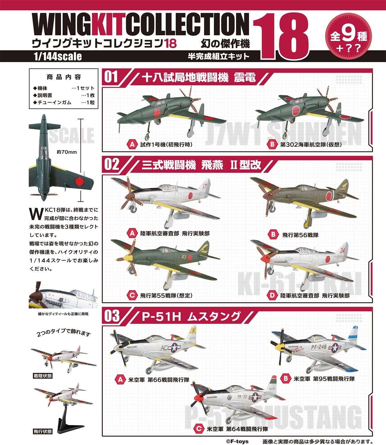 Wing Kit Collection 18: 1Box (10pcs) | HLJ.com