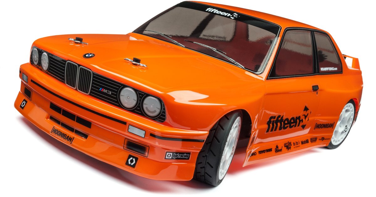 114645 BMW M3 E30 BODY (PAINTED/ORANGE/200mm)