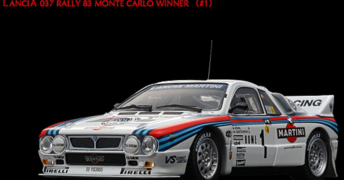 957 LANCIA 037 RALLY '83 MONTE CARLO WINNER (#1)
