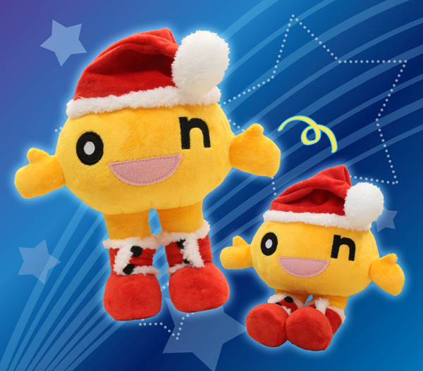 人気のぬいぐるみにサンタバージョンが登場！onちゃん11月の新商品