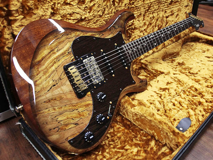 Knaggs Guitars Severn Tier 2 Trembuck HSS Natural Spalted Maple