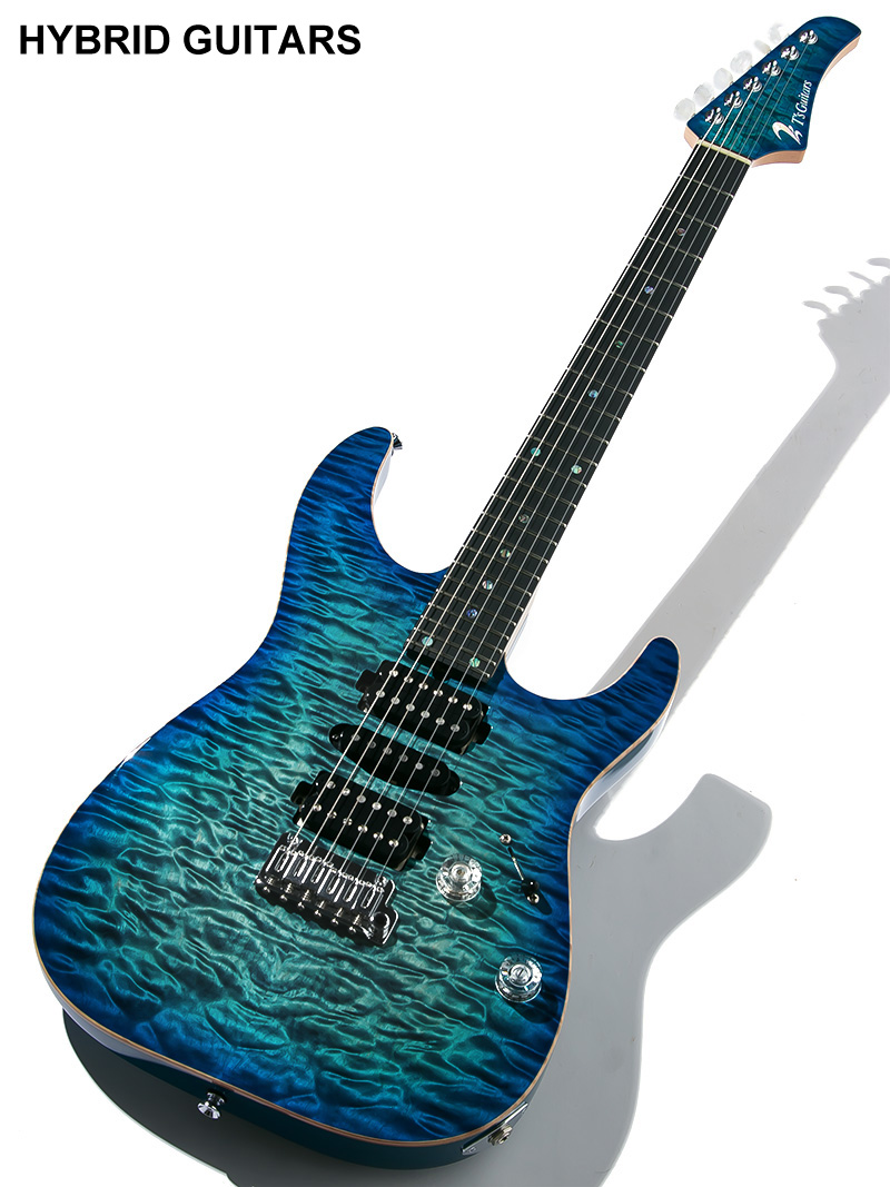 T's Guitars DST-Pro 24 Trans Blue Burst 2018 中古｜ギター買取の