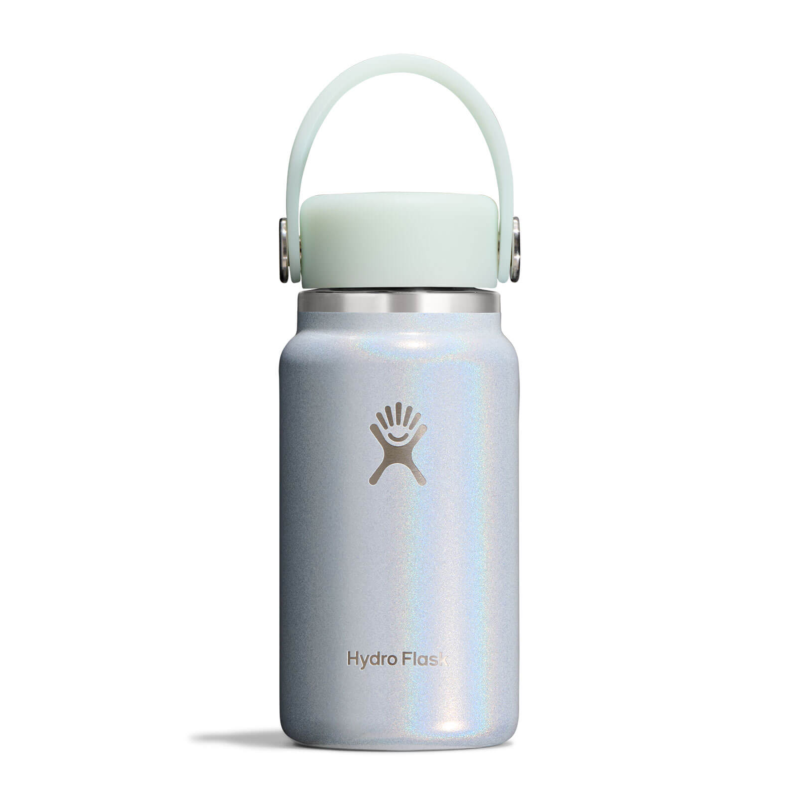 6.7 oz of tiny sips in a mini Hydro Flask bottle