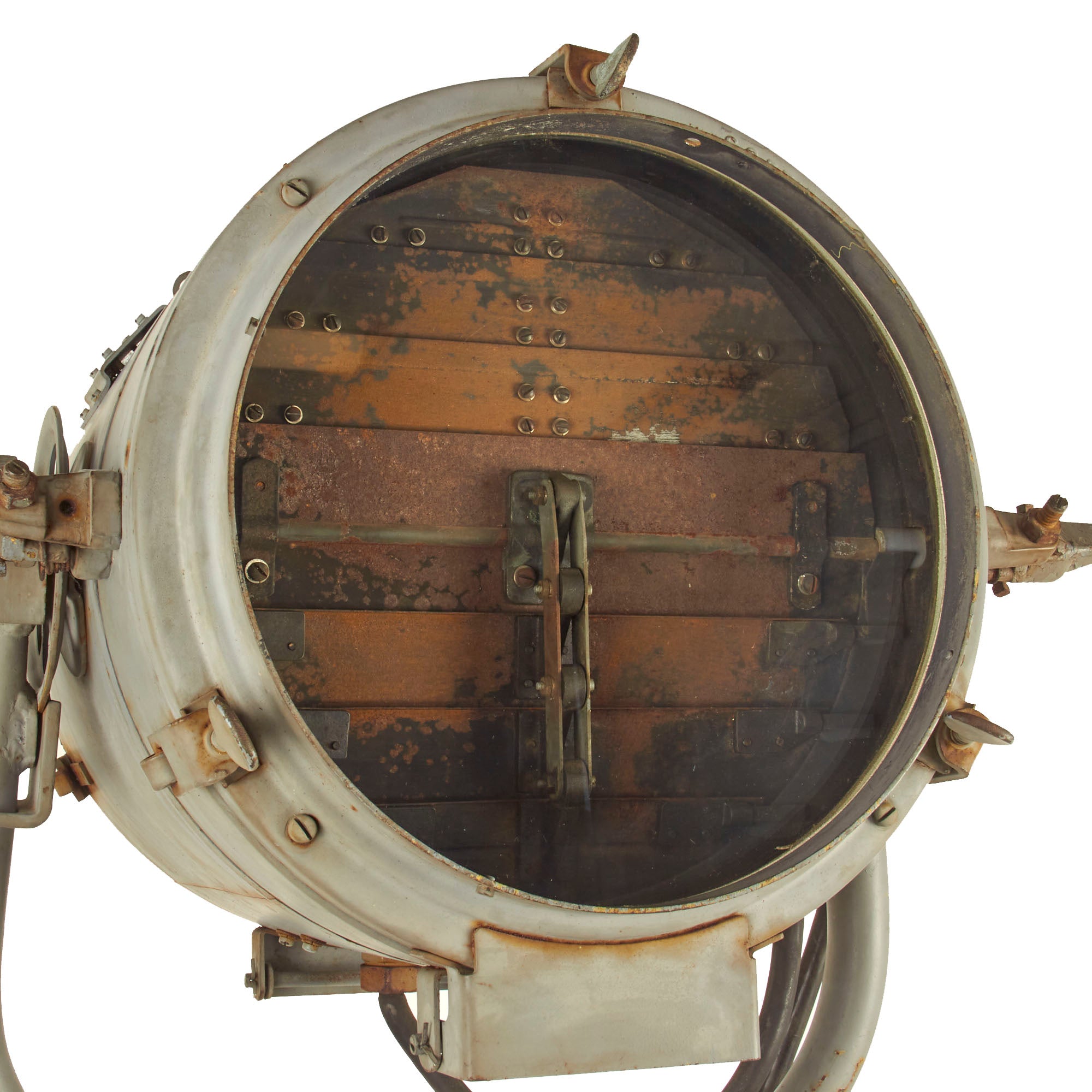 Original U.S. WWII 1945 Dated Navy 12 Inch Signaling Search Light