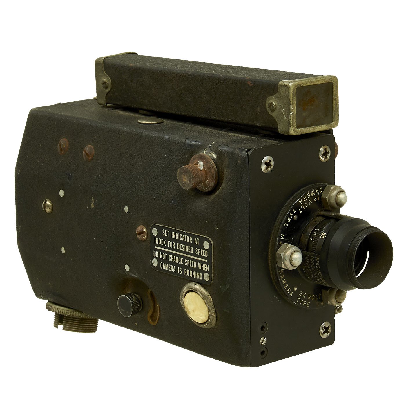 米軍実物 ガンカメラ 照準 AN-N6 35mm ビデオ アンティーク 骨董品