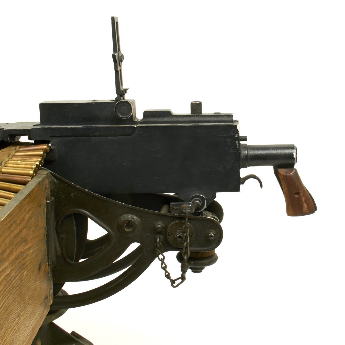 Original U.S. WWII Browning M1917A1 Display Machine Gun With
