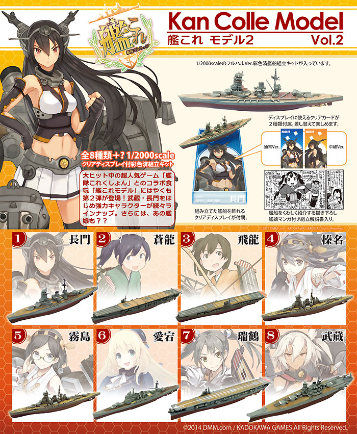 エフトイズ 艦これ モデル Vol.2 (1BOX) 艦これモデル 002B プラモデル