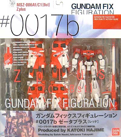 バンダイ MSZ-006A1/C1[Bst] ゼータプラス [レッド] Gundam Fix