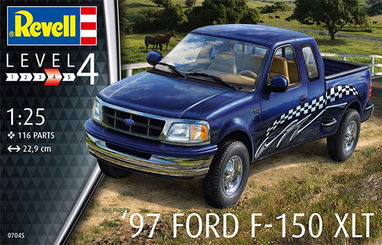 レベル '97 フォード F-150 XLT カーモデル 07045 プラモデル