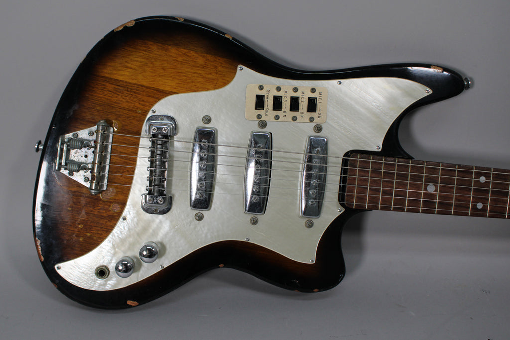 1960s Teisco ET-300 Vintage Sunburst w/SSC – Imperial Vintage Guitars