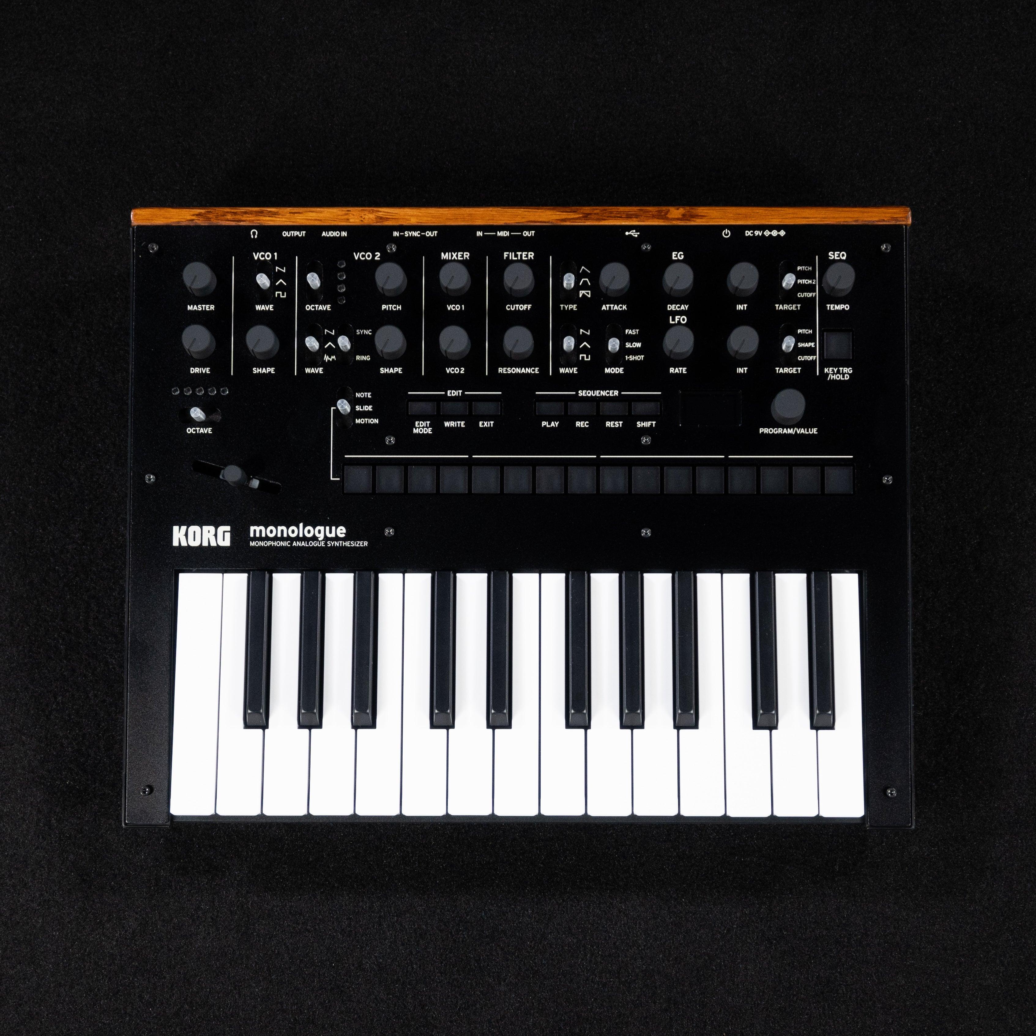 Korg Monologue -Monophonic Analogue Synthesizer Black freeshipping