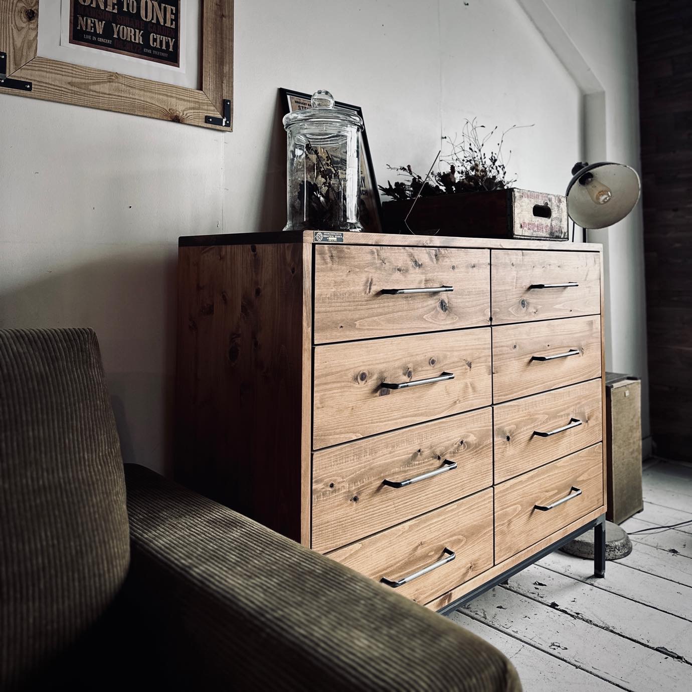C-MODEL IRON WOOD CHEST-SH-043 / 大阪・堀江・家具屋・ヴィンテージ