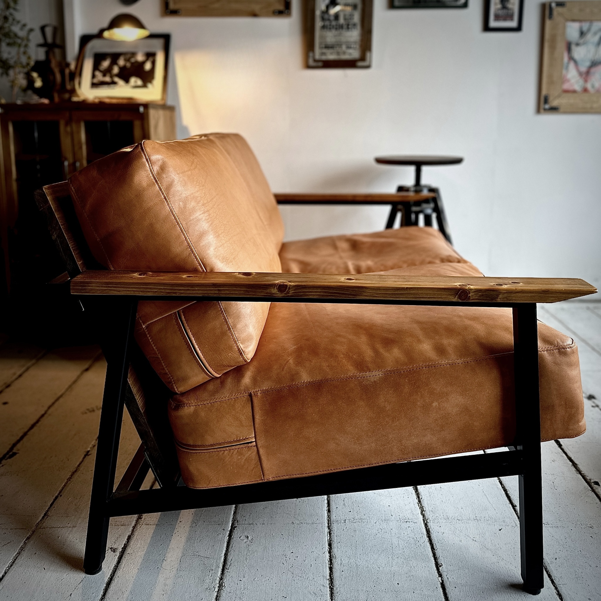 ANNA LEATHER-SF-014 /2-SEATER / 大阪・堀江・家具屋・ヴィンテージ
