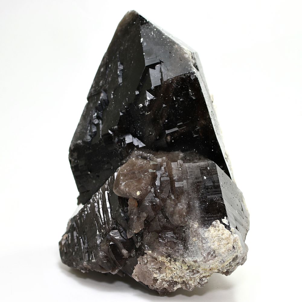 特別価格/高品質]ブラジル産モリオン原石クラスター/天然黒水晶（大型