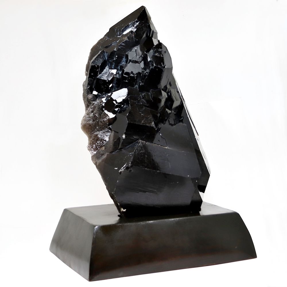 トップクォリティ]ブラジル産モリオン原石/天然黒水晶（大型14.06kg