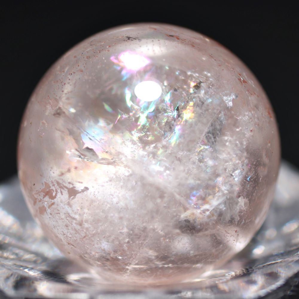 インド/マニカラン産ヒマラヤ水晶丸玉/ミニスフィア（直径20.1mm