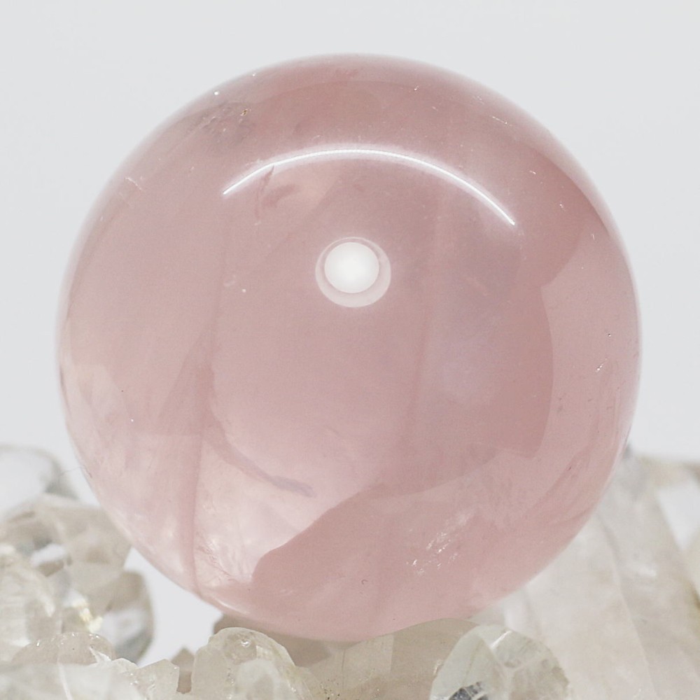 マダガスカル産]スターローズクォーツ丸玉/スフィア（直径35.3mm