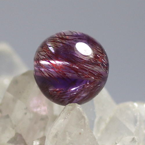 最高品質]アメジストスーパーセブン1粒売り（7.8mm） - 埼玉県吉川市の