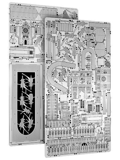 Notre Dame Cathedral Metal Earth Premium Series - Innovatoys