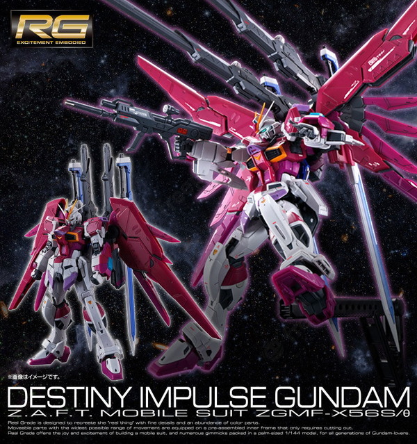 新作ガンプラ「RG デスティニーインパルス」「HG ガンダムローズ」人気