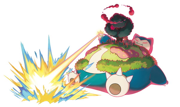 ポケモン ソード・シールド』キョダイマックスした「カビゴン」が登場