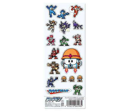 歴代『ロックマン』シリーズをデザインしたクリアファイルやラバー