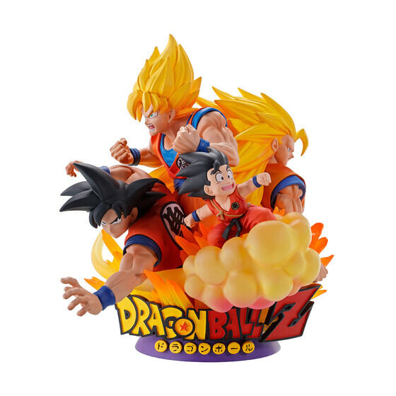 ドラゴンボールZ」幼少期から超サイヤ人3までの「孫悟空」が勢揃い！超