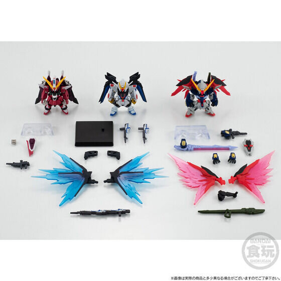 機動戦士ガンダムSEED DESTINY」主役機3体が豪華フルセットで再登場