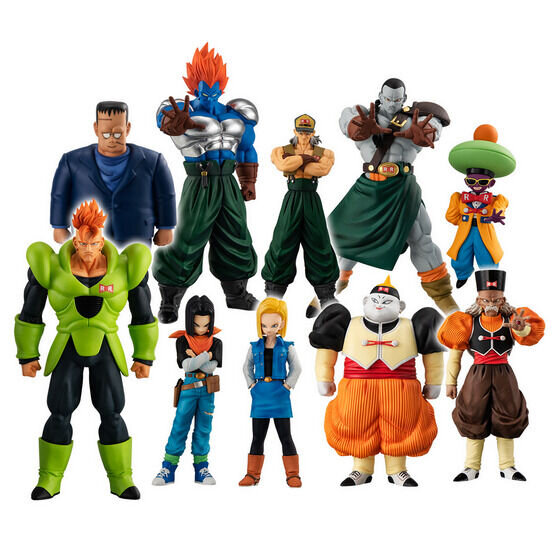 ドラゴンボールZ」戦闘用兵器「人造人間」10体をセットで商品化！各
